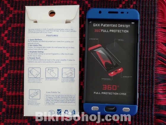 J7 Prime 360 Cover & Screen Protector